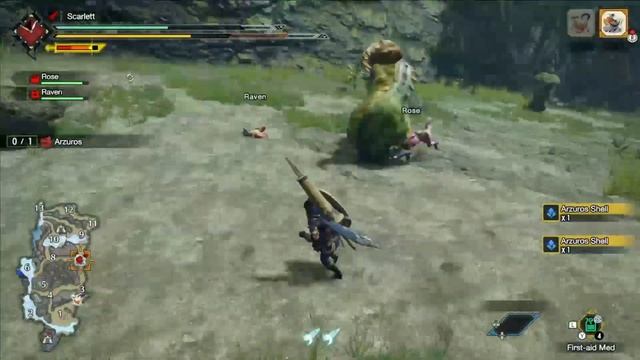 Monster Hunter Rise Beginners Guide - Grizzly Glutton Arzuros - Lance смотреть онлайн