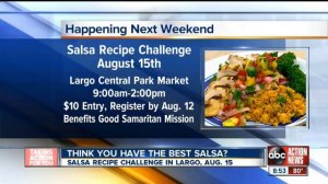 Salsa challenge at Largo Central Park Market