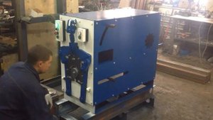 Станок коленогиб для гофроколена  Процесс работы