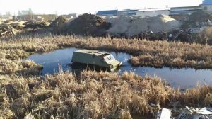 Вездеход Аркаша.Болотина и борьба со льдом.