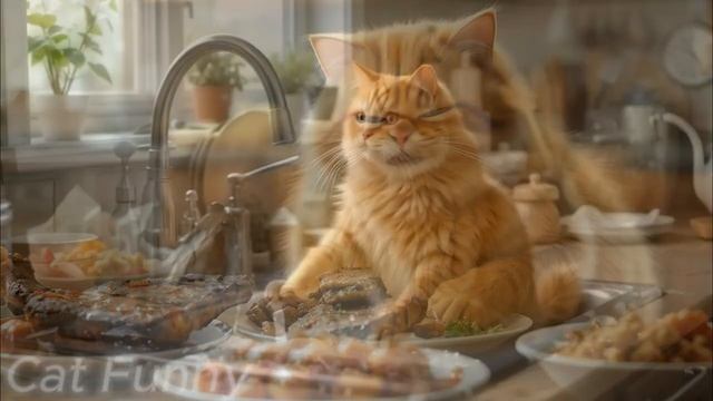 Angry Cat Fights With Mouse #cutecats#funnycat#cat #kitten #cute #gingmeow