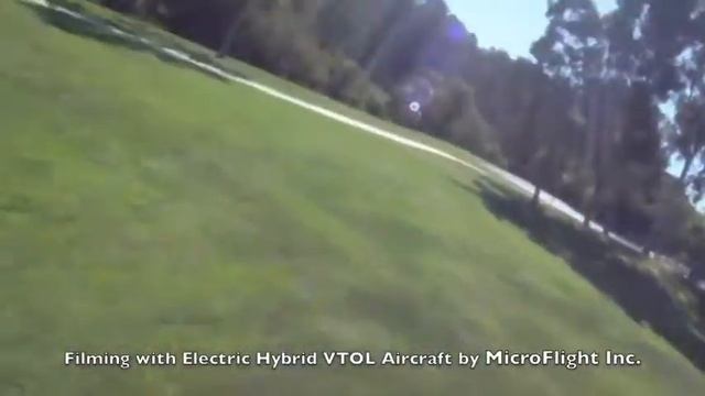 Filming with Electric Hybrid VTOL Aircraft смотреть онлайн