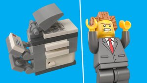 Как построить из ЛЕГО Принтер