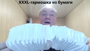 XXXL-гармошка из бумаги своими  руками