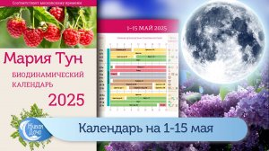Лунный календарь Марии Тун на первую половину мая 2025