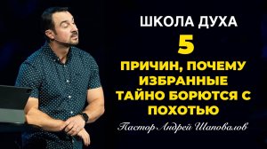 ШКОЛА ДУХА «5 причин, почему избранные тайно борются с похотью» Пастор Андрей Шаповалов