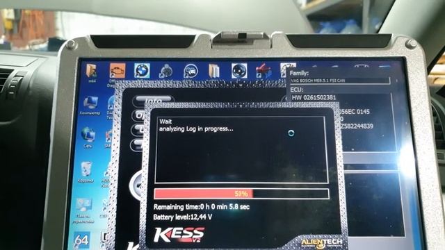 Skoda Octavia 1.6l Bosch ME 9.5.10 programming with kess v2.23