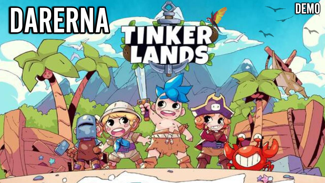 Tinkerlands Demo (7) Сделала золотую броню и изучаю пещеры