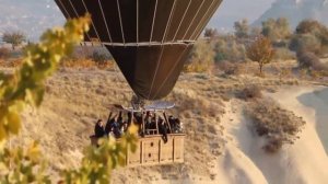 Каппадокия полет на воздушном шаре ЭКСТРИМ Турция #путешествия #туризм #отдых #экстрим #обзор