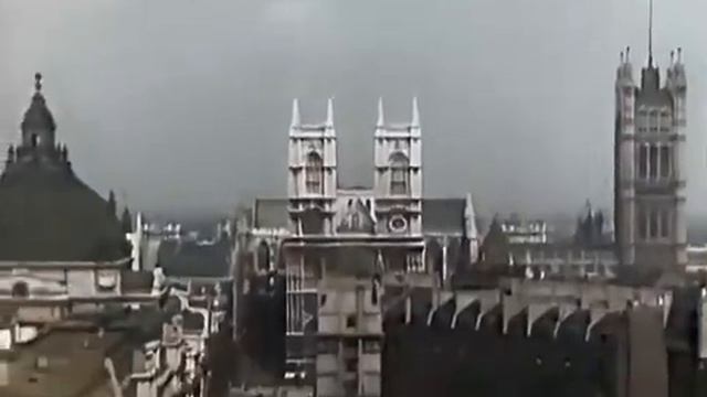 Wonderful London 1920s in color [60fps, Remastered] wsound design added смотреть онлайн