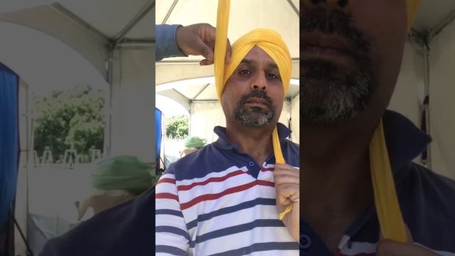 How to tie a Traditional Sikh Punjabi (India) Turban (Step by step instructions) - 969 смотреть онлайн