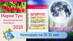 Лунный календарь Марии Тун на вторую половину мая 2025