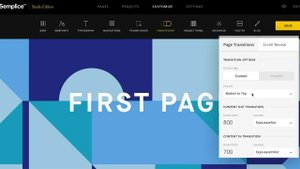 Semplice 5 tutorial | How to Work with Page Transitions