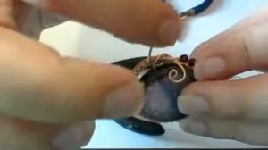Wire wrap.Делаем серьги с агатами,часть 2