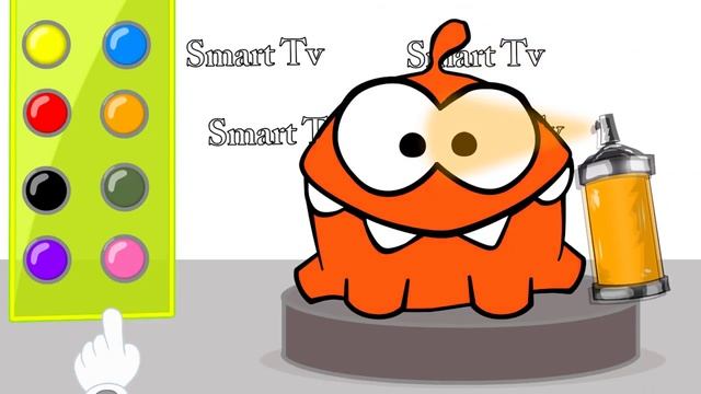 Мультик для детей  раскраска, АМ НЯМ, учим цвета смотреть онлайн