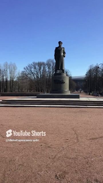 Санкт-Петербург. 27.03.2025. Парк Победы. Памятник маршалу Г.К.Жукову