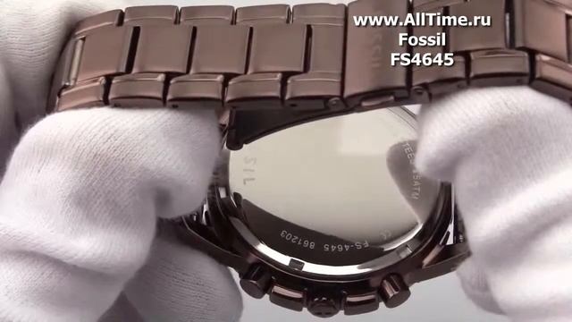 Мужские наручные fashion часы Fossil FS4645 смотреть онлайн