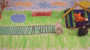 Пластилиновый мультфильм _Заюшкина избушка_