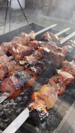 Сочный апрельский шашлык