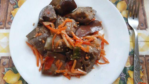 Баклажаны по корейски