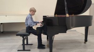 И.С. Бах. Жига из французской сюиты № 3. Исп. Шахалин Арсений, 8 лет, ДШИ г. Долгопрудный