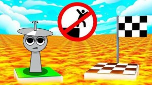 Спрнуки Clurk Играет в Obby Где Ты Не Можешь Прыгать в РОБЛОКС! Incredibox Sprunki