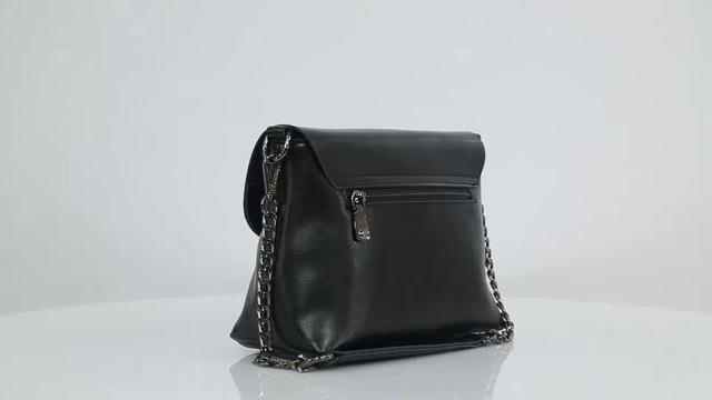 СУМКА ИЗ НАТУРАЛЬНОЙ КОЖИ 012695, ЦВЕТ ЧЕРНЫЙ смотреть онлайн