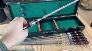 Набор шампуров кейсе "Сокол А"