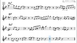 Cantaloupe Island - Backing Track with Sheet Music for Tenor Sax (Take-1)