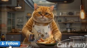 The Cunning Cat Plots to Take the Tiger's Fur! #cutecats#funnycat#cat #kitten #c