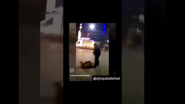 Дзюдо в уличной драке