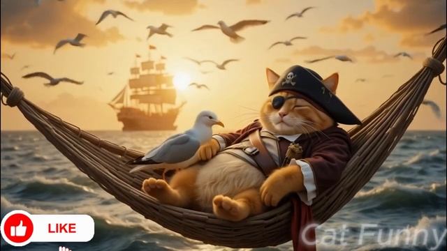 Cat Plots To Hunt Octopus For Food #cutecats#funnycat#cat #kitten #cute #gingmeo