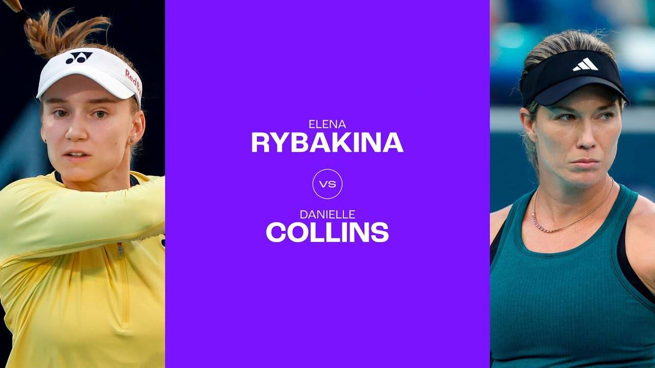 08.02.24. Елена Рыбакина - Даниэль Коллинз. WTA 500 Abu Dhabi. Elena Rybakina -  Danielle Collins