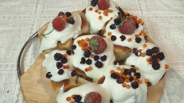 Булочки с корицей! Готовим синнабоны быстро и просто.