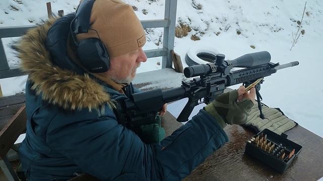 Отстрел и замер скоростей латунных солидов  на 155-170 грейн