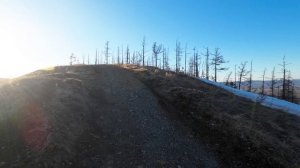 Закат над хребтом Крака. Белорецкий район. Башкортостан. Южный Урал.