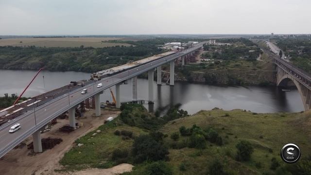 Запорожские мосты. Балочный мост сегодня. Демонтаж арьербэка, сборочного стапеля и крановых путей