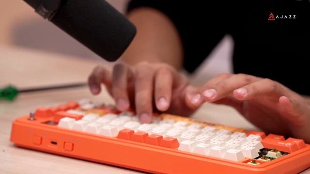 รีวิว AJAZZ AK820Max LCD ENIG FR4 Tri-Mod Mechanical Keyboard