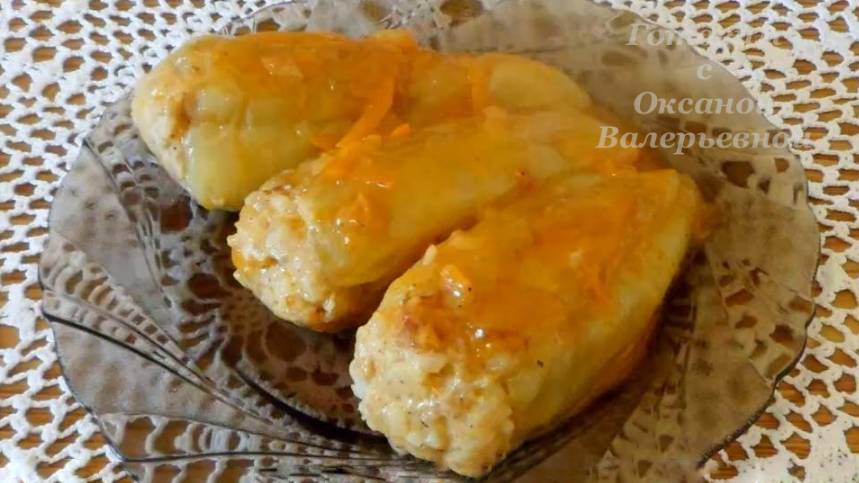 Болгарский перец фаршированный рисом и мясом. Готовим с Оксаной Валерьевной.