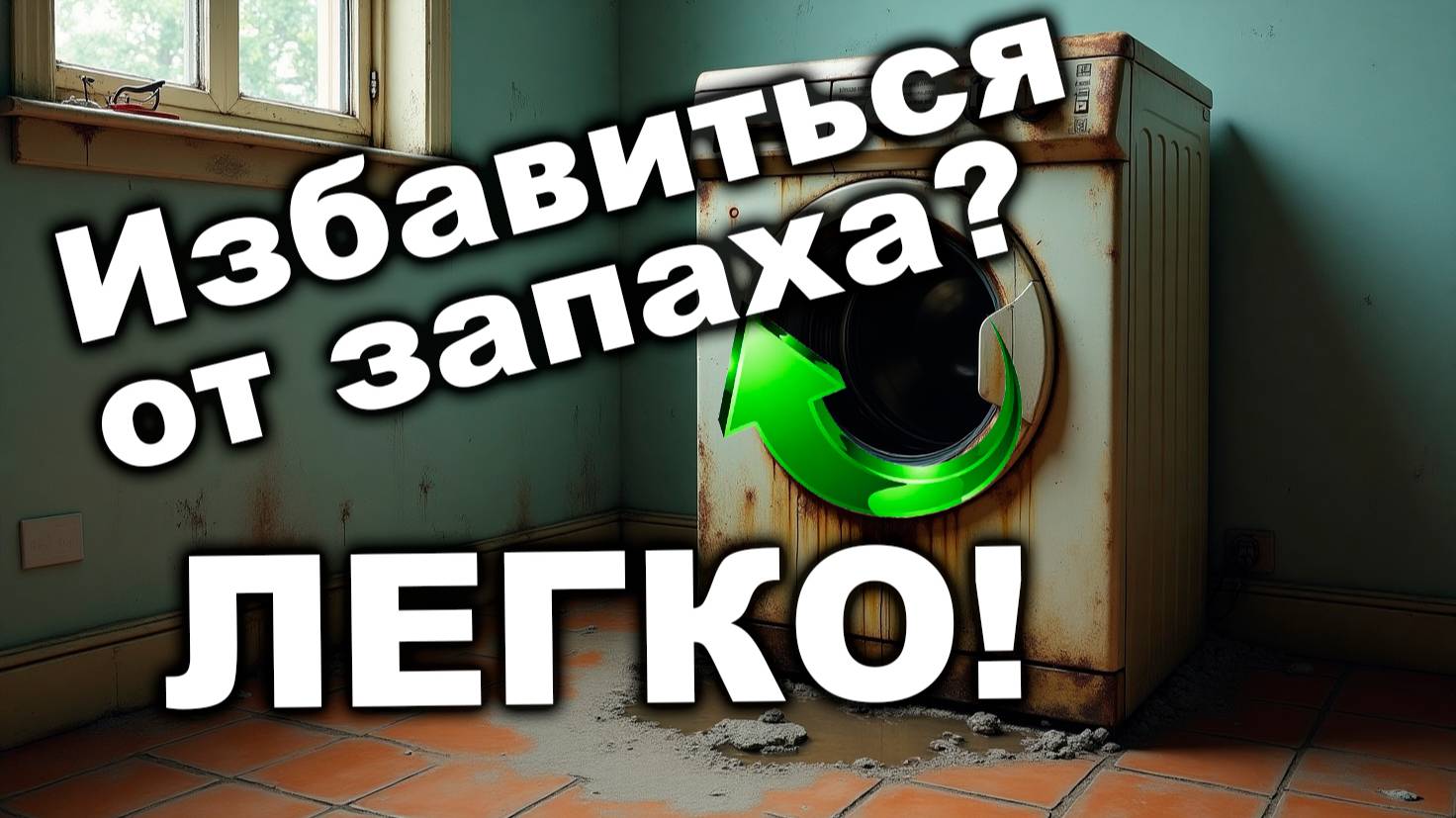 Как убрать запах стиральной машины