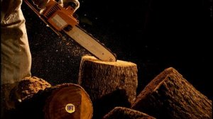 ЗВУК бензопилы