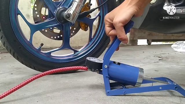 Review POMPA ANGIN INJAK Harga 30 Ribuan | Untuk Sepeda Motor & Mainan