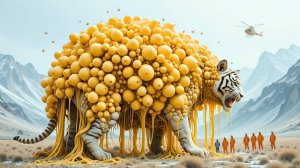 Отважный Белый Тигренок Ищет Помощи, чтобы Спасти Свою Мать, Покрытую Миллионами Паразитов