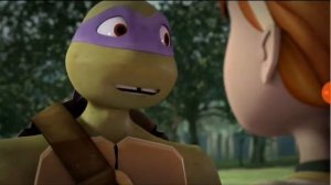 Донни и Эйприл клип-до рассвета (черепашки ниндзя 2012)