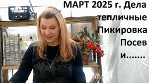 Март 2025 г. Дела тепличные.
