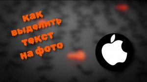 Как выделить текст на фото на айфоне