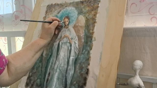 Ангел. Моя живопись.