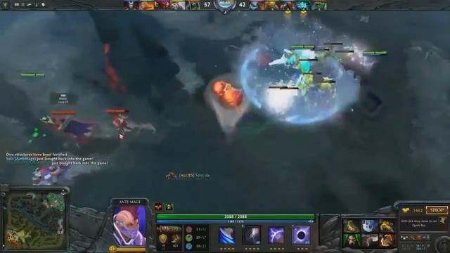 Solo играет на Anti-Mage, терпит и не прощает [Dota 2] смотреть онлайн