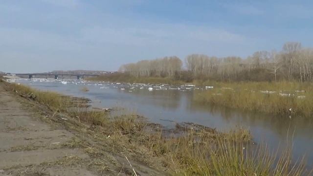 Томь, льдинки - Кемерово