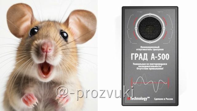 Отпугивающий звук для мышей. ГРАД А-500 - ультразвуковой отпугиватель грызунов